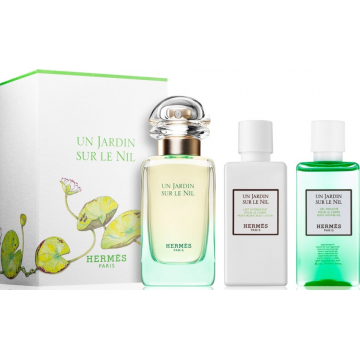 Un Jardin Sur Le Nil  Набор (Туалетная вода 50 ml+Лосьон для тела 40 ml+Гель для душа 40 ml) (3346131102761)