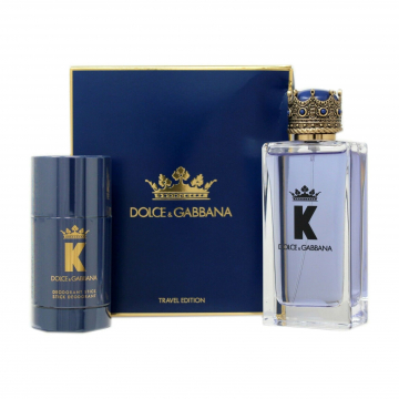 Dolce&Gabbana K Pour Homme  Набор (Туалетная вода 100 ml + Твердый дезодорант 75 ml) (3423473140252)