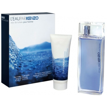 Kenzo L'eau Pour Homme  Набор (Туалетная вода 100 ml + Лосьон для тела 75 ml) примятые ()