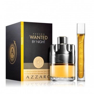 Azzaro Wanted By Night  Набор ( Парфюмированная вода 100 ml + Парфюмированная вода 15 ml spray) (3351500014057)