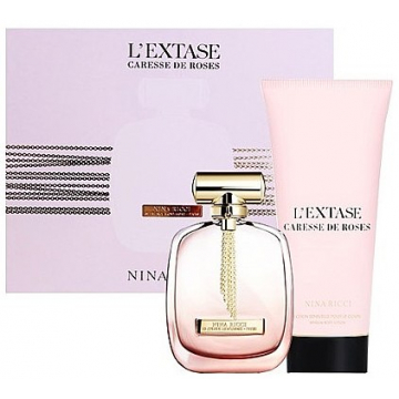 Nina L'extase Caresse De Roses  Набор (Парфюмированная вода 50 ml + 100 Лосьон для тела) (3137370325581)