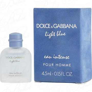 D&g Light Blue Eau Intense Парфюмированная вода 4.5 ml Миниатюра (3423473032922)