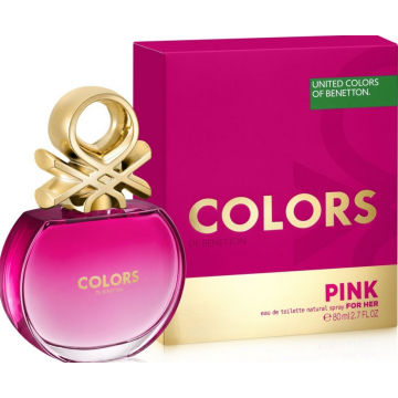 Benetton Colors Pink Туалетная вода 80 ml  (8433982003844)