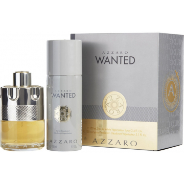 Azzaro Wanted  Набор (Туалетная вода 100 ml + 150 ml Дезодорант spray) (3351500010806)