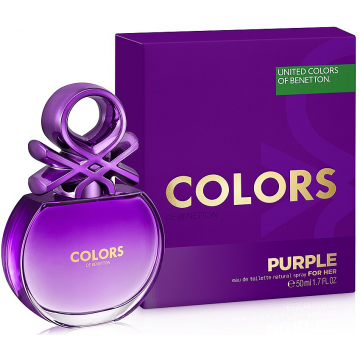 Benetton Colors Purple Туалетная вода 50 ml  (8433982007415)