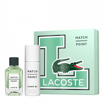 Lacoste Match Point  Набор (Туалетная вода 100 ml +150 ml Дезодорант spray) (55254)