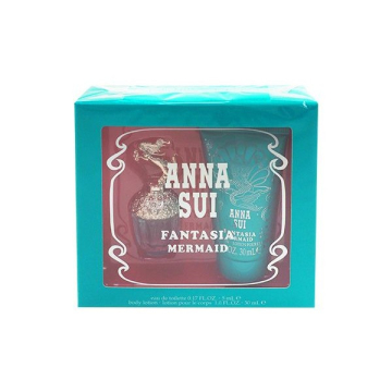 Anna Sui Fantasia Mermaid  Набор (Туалетная вода 5 ml + 30 ml Лосьон для тела) (85715295149)