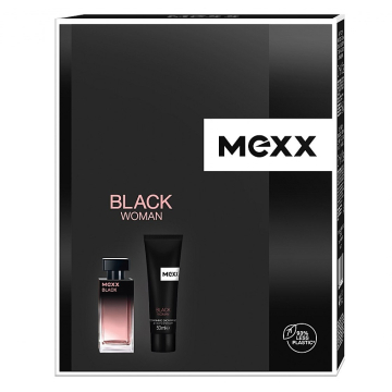Mexx Black Woman  Набор (Туалетная вода 30 ml +50 Гель для душа)