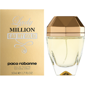 Paco Rabanne Lady Million Eau My Gold Туалетная вода 50 ml  (3349668524587)