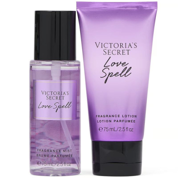 VICTORIA SECRET LOVE SPELL (75 ml body mist + 75 ml body lotion) (L)
