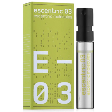 Escentric 03 Туалетная вода 2 ml Пробник примятые (68802)