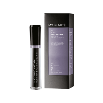 M2 BEAUTE BLACK NANO MASCARA NUTRITION&NATURAL GROWTH 6 ml (L)