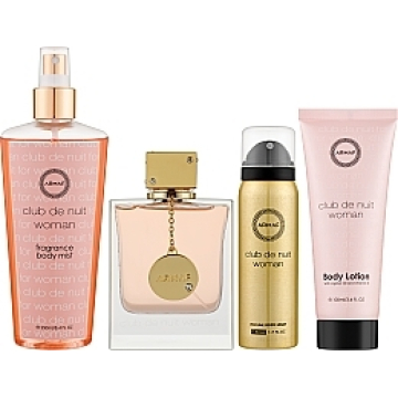 Armaf Club De Nuit  Набор (Парфюмированная вода 105 ml + 100 ml Лосьон для тела  + 50 ml b\s + 250 ml b\s) (6294015101270)