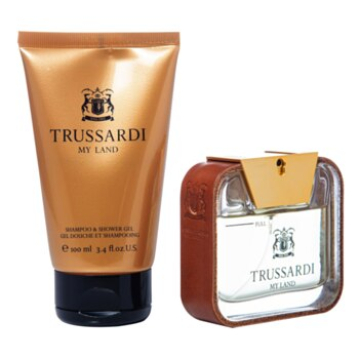 Trussardi My Land  Набор (Туалетная вода 50 ml + 100 ml Гель для душа)