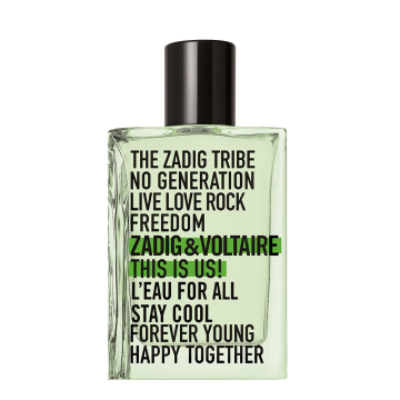 Zadig & Voltaire This Is Us! L'eau For All Туалетная вода 50 ml  (3423222048334)