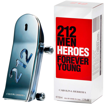 CAROLINA HERRERA 212 HEROES FOREVER YOUNG MEN edt 50 ml spray (M)