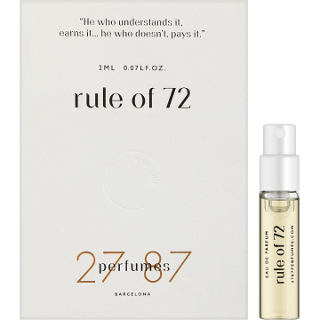 27 87 RULE OF 72 edp 2 ml vial (U)