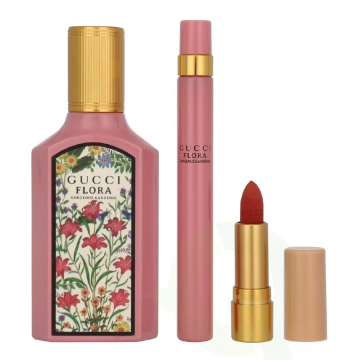 Flora Gorgeous Gardenia  Набор (Парфюмированная вода 50 ml + Парфюмированная вода 10 mini + mini Помада )