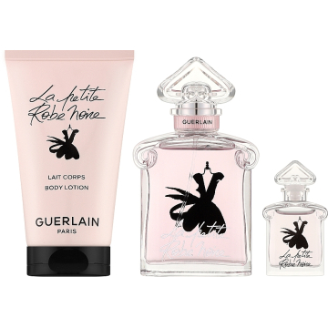 Guerlain La Petite Robe Noire  Набор (Парфюмированная вода 50 ml + 75 Лосьон для тела + Парфюмированная вода 5 ml mini ) (3346470147690)