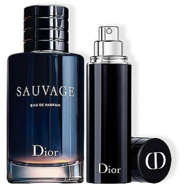 Sauvage 2018 Набор (Парфюмированная вода 100 ml + Парфюмированная вода 10 ml mini)