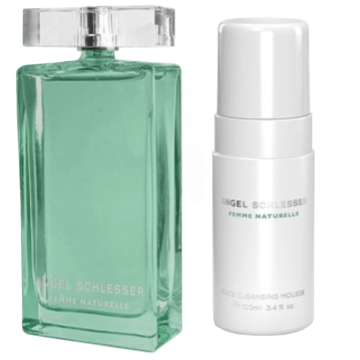 Angel Schlesser Naturelle Femme  Набор (Туалетная вода 100 ml + 100 ml cleancing mousse) (8059136002381)