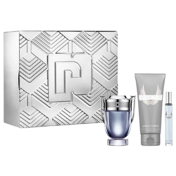 Paco Rabanne Invictus  Набор (Туалетная вода 50 ml + Шампунь 100 ml+10 ml mini) (3349668635207)