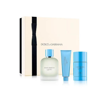 D&g Light Blue Pour Homme  Набор (Туалетная вода 100 ml +50 ml Гель для душа + 75 ml Твердый дезодорант)