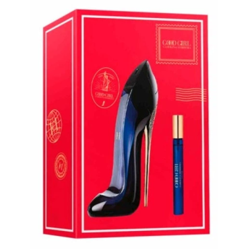 Carolina Herrera Good Girl  Набор (Парфюмированная вода 80 ml + Парфюмированная вода 10 ml) примятые (78675)