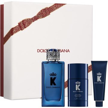 D&g K Pour Homme  Набор (Парфюмированная вода 100 ml + 75 g Твердый дезодорант + 50 ml Гель для душа) (8054754403466)
