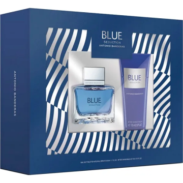 A.banderas Blue Seduction  Набор (Туалетная вода 50 ml + 75 ml as\b) примятые (79413)