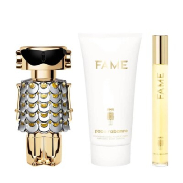 Paco Rabanne Fame  Набор (Духи 50 ml + Духи 10 ml + 75 ml b/l)