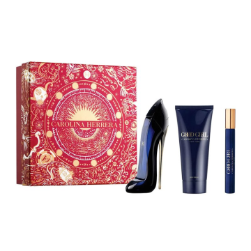 Carolina Herrera Good Girl  Набор (Парфюмированная вода 80 ml + Парфюмированная вода 10 ml + 100 ml b/m) (8411061102046)