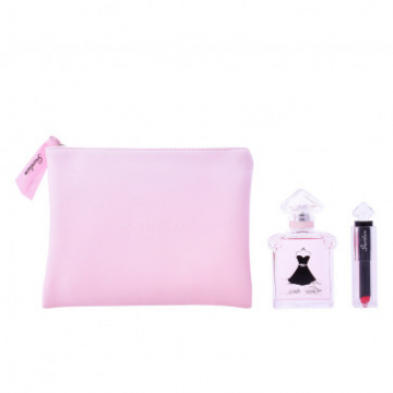 Guerlain La Petite Robe Noire Набор (Туалетная вода 50 ml + Губная помада 2.8g #061 Pink Ballerinas + Косметичка)