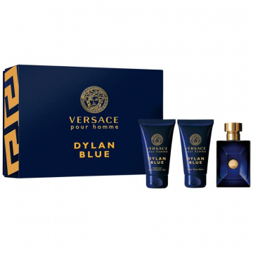 Versace Pour Homme Dylan Blue Мини Набор (Туалетная вода 5 ml +25 Гель для душа+ 25 Бальзам после бритья) New (8011003826612)