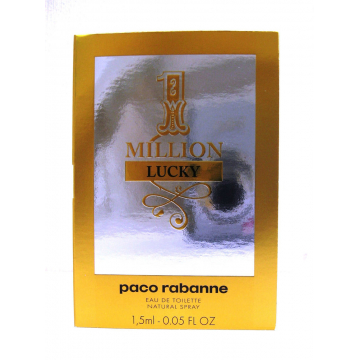 Paco Rabanne One Million Lucky Туалетная вода 1.5 ml пробник  New	 (3349668566839)