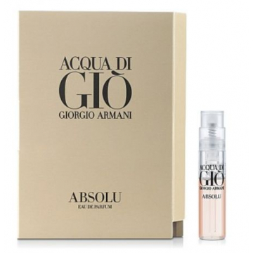 Giorgio Armani Acqua Di Gio Absolu Парфюмированная вода 1.2 ml пробник  New	 (3614271993007)