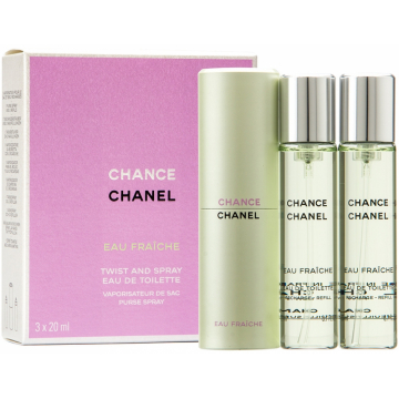 Chanel Chance Eau Fraiche Туалетная вода 3*20 ml  (3145891361100)