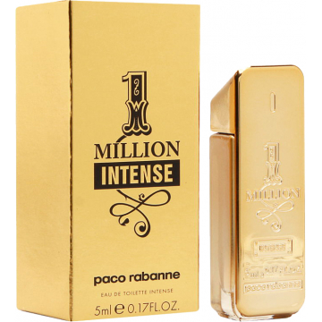 Paco Rabanne One Million Intense Туалетная вода 5 ml Миниатюра (3349668520763)