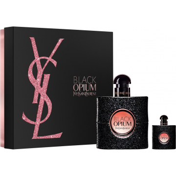 Yves Saint Laurent Opium Black Набор (Парфюмированная вода 50 ml + Парфюмированная вода 7.5 ml Mini) (3614272339446)