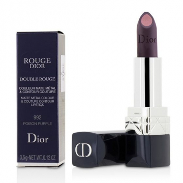 Christian Dior Rouge Double Rouge - 992 Poison Purple 3.5 G (3348901363747)