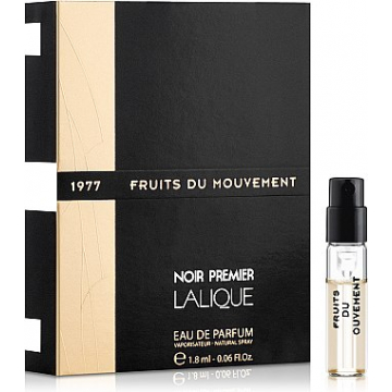 Lalique Noir Premier Fruits Du Mouvement 1977 Парфюмированная вода 1.5 ml Пробник  (19303)