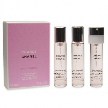 Chanel Chance Eau Tendre Туалетная вода 3*20 ml  (3145891263053)